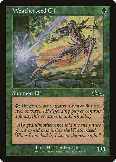 Weatherseed Elf (115) [Urza's Legacy]