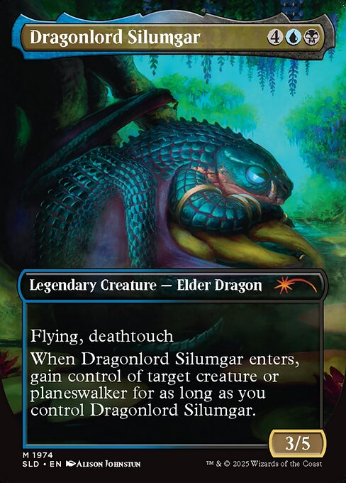 Dragonlord Silumgar // Dragonlord Silumgar (1974) [Secret Lair Drop] Reverse