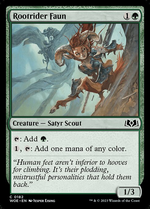 Rootrider Faun (182) [Wilds of Eldraine]