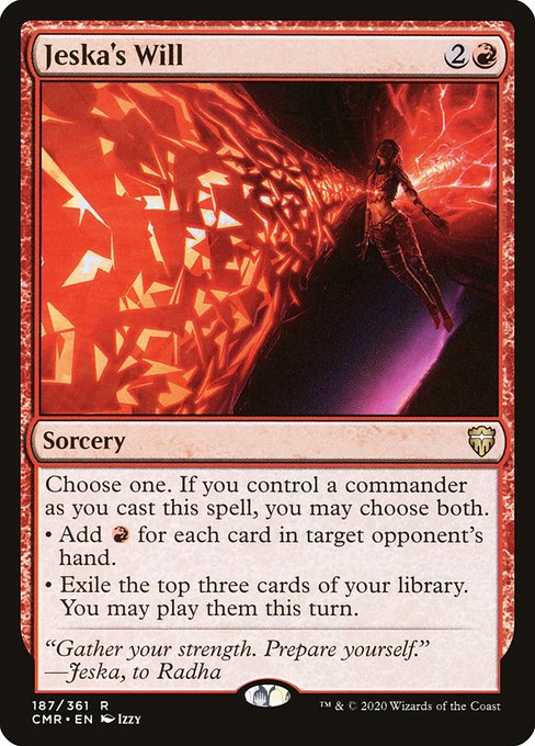 Jeska's Will (187) [Commander Legends]