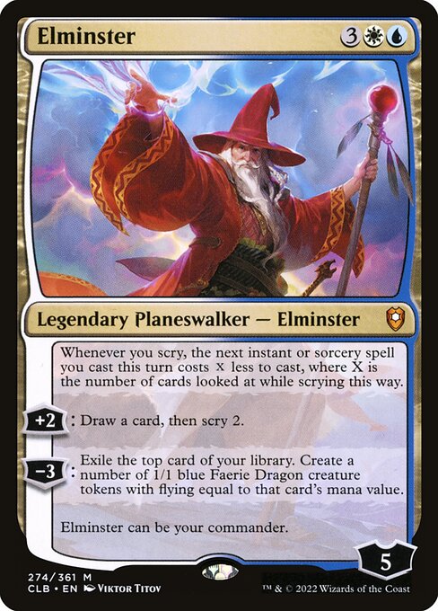 Elminster (274) [Commander Legends: Battle for Baldur's Gate]