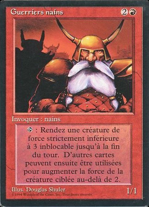 Dwarven Warriors (144) [Foreign Black Border]