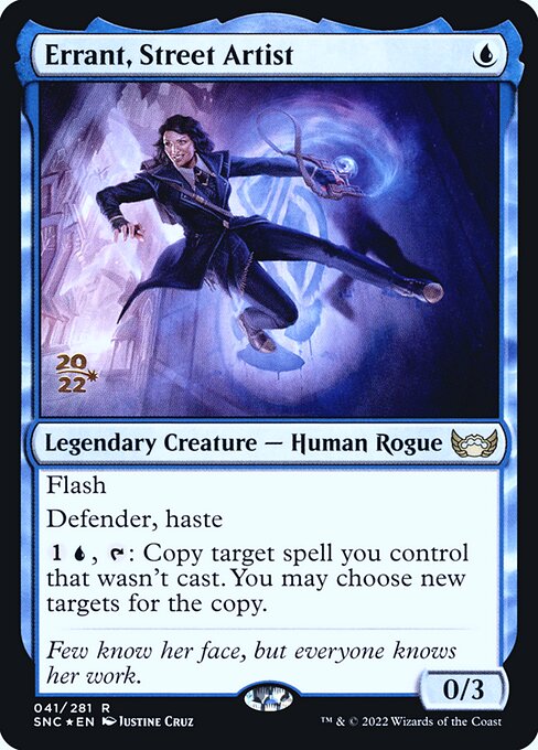 Errant, Street Artist (41s) [Streets of New Capenna Promos]