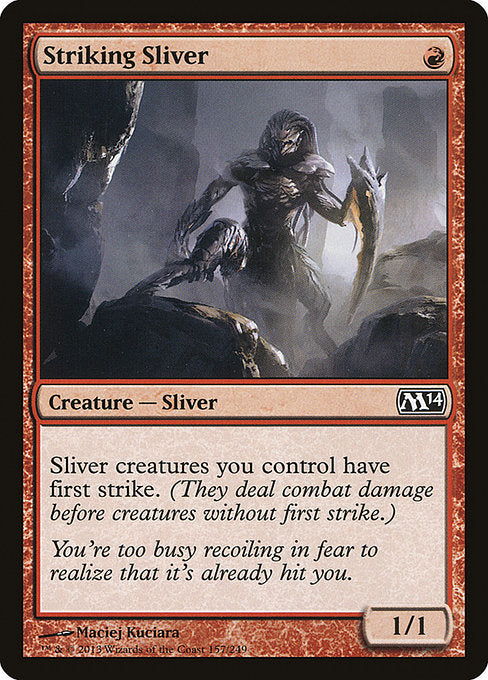 Striking Sliver (157) [Magic 2014]