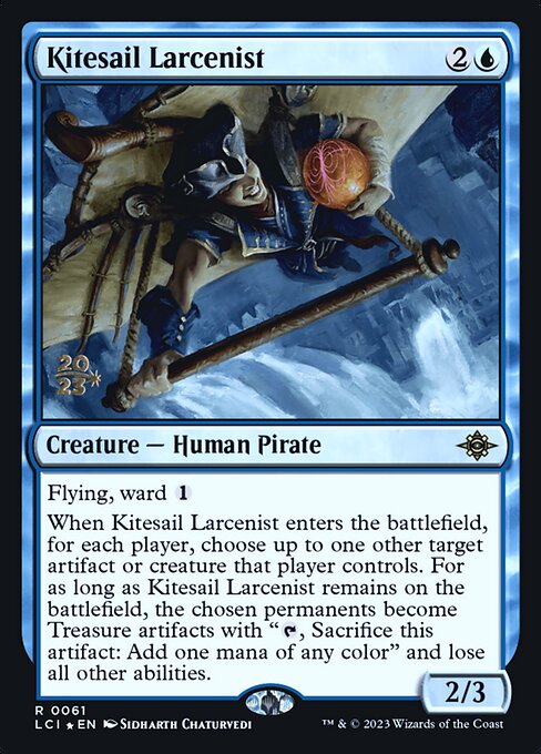 Kitesail Larcenist (61s) [The Lost Caverns of Ixalan Promos]