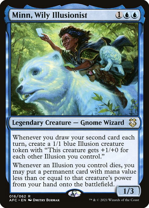 Minn, Wily Illusionist (16) [Forgotten Realms Commander]