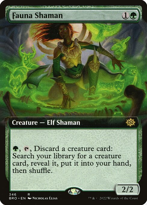 Fauna Shaman (346) [The Brothers' War] [Extended Art]