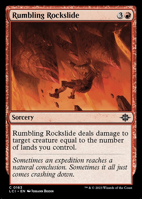 Rumbling Rockslide (163) [The Lost Caverns of Ixalan]
