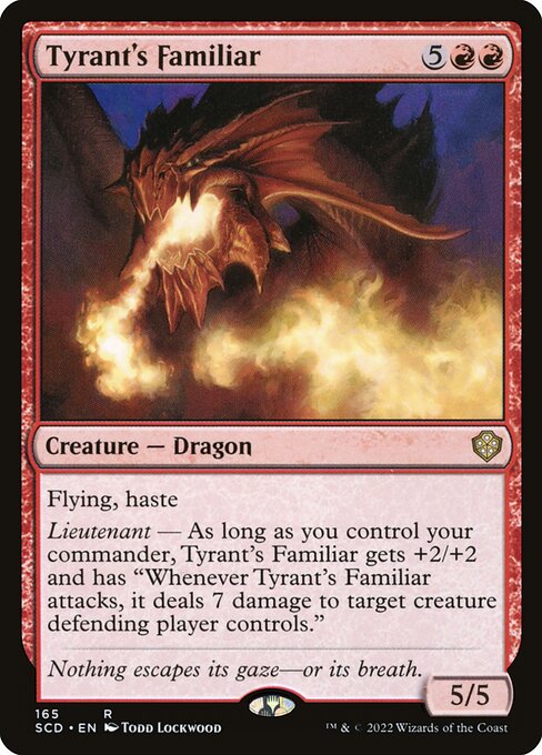 Tyrant's Familiar (165) [Starter Commander Decks]
