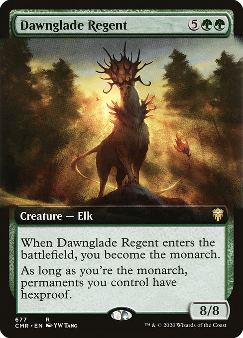 Dawnglade Regent (677) [Commander Legends] [Extended Art]