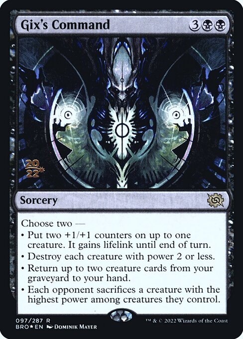 Gix's Command (97s) [The Brothers' War Promos]