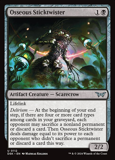 Osseous Sticktwister (112) [Duskmourn: House of Horror]