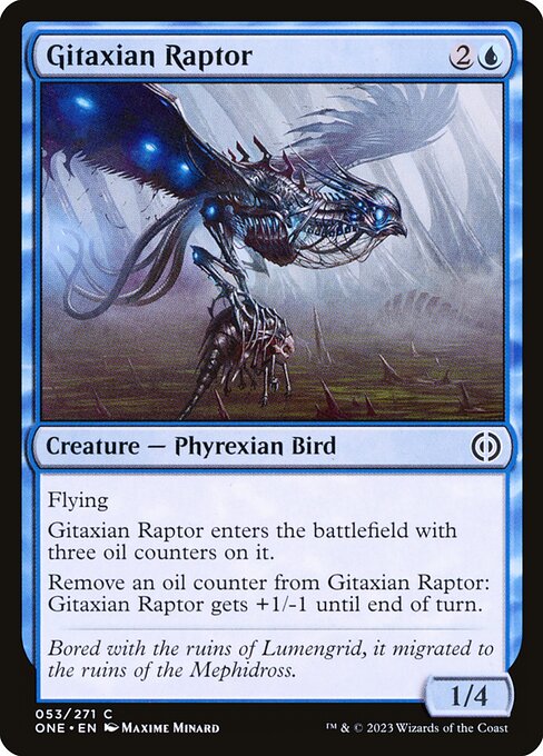 Gitaxian Raptor (53) [Phyrexia: All Will Be One]
