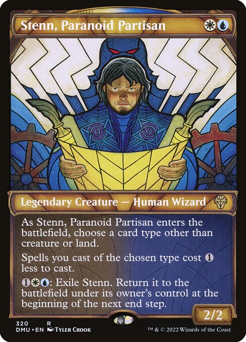 Stenn, Paranoid Partisan (320) [Dominaria United] [Showcase]