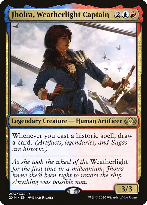 Jhoira, Weatherlight Captain (203) [Double Masters]