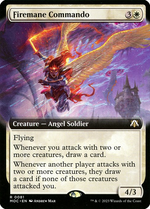 Firemane Commando (81) [March of the Machine Commander] [Extended Art]