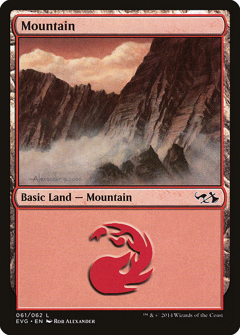 Mountain (61) [Duel Decks Anthology: Elves vs. Goblins]