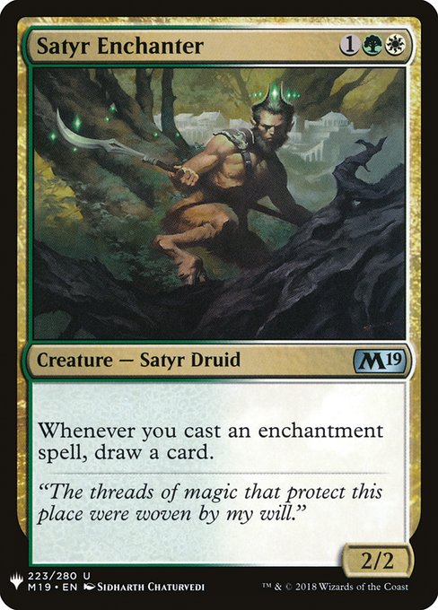 Satyr Enchanter (M19-223) [The List]