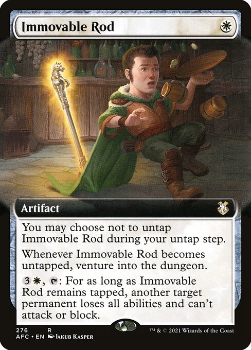 Immovable Rod (276) [Forgotten Realms Commander] [Extended Art]