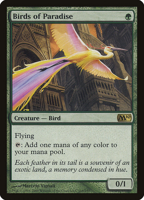 Birds of Paradise (168) [Magic 2010]