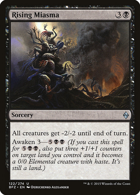 Rising Miasma (122) [Battle for Zendikar]