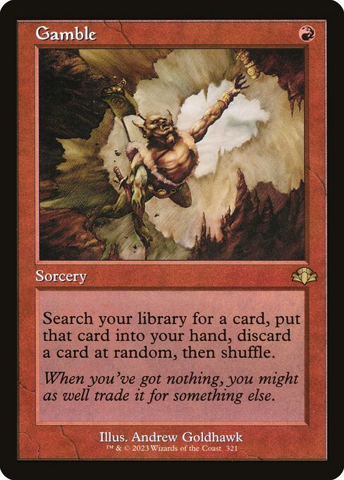 Gamble (321) [Dominaria Remastered]
