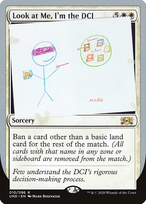 Look at Me, I'm the DCI (10) [Unsanctioned]