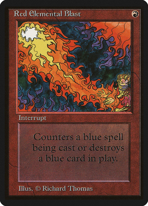Red Elemental Blast (170) [Limited Edition Beta]
