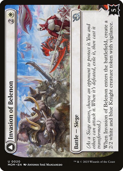 Invasion of Belenon // Belenon War Anthem (20) [March of the Machine]