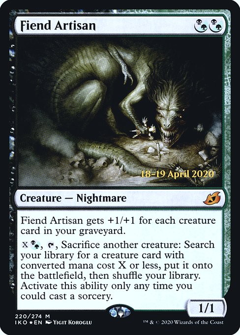 Fiend Artisan (220s) [Ikoria: Lair of Behemoths Promos]