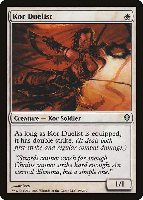 Kor Duelist (19) [Zendikar]