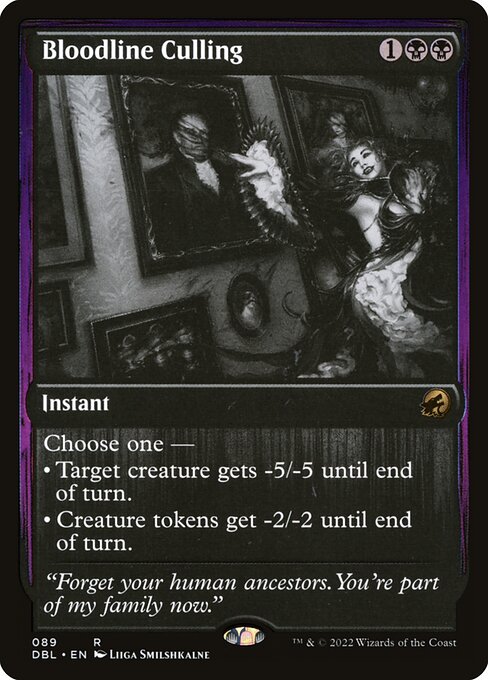 Bloodline Culling (89) [Innistrad: Double Feature]