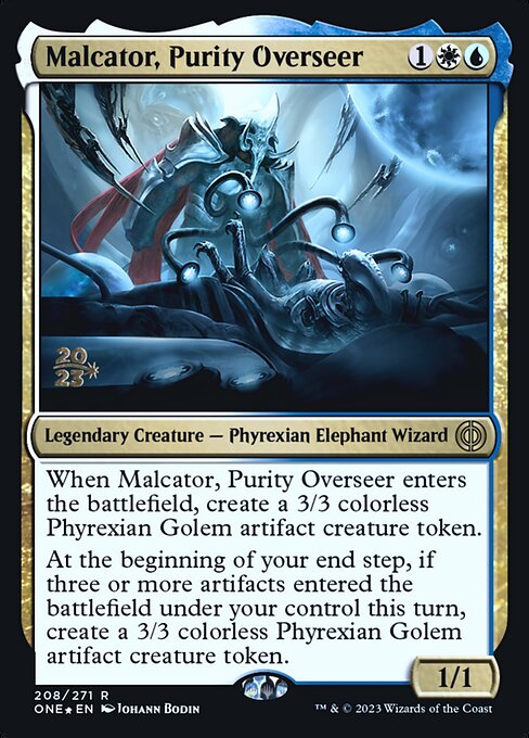 Malcator, Purity Overseer (208s) [Phyrexia: All Will Be One Promos]