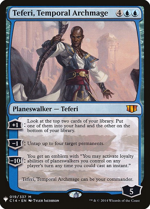 Teferi, Temporal Archmage (C14-19) [The List]