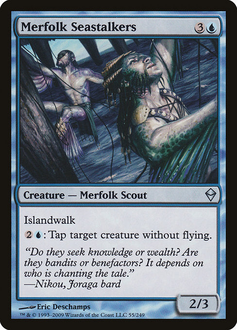 Merfolk Seastalkers (55) [Zendikar]