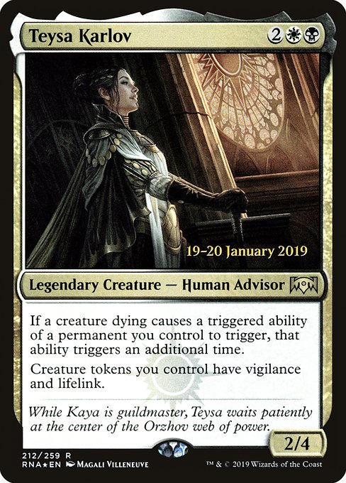 Teysa Karlov (212s) [Ravnica Allegiance Promos]