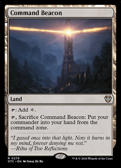 Command Beacon (279) [Outlaws of Thunder Junction Commander]