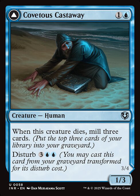 Covetous Castaway // Ghostly Castigator (58) [Innistrad Remastered]