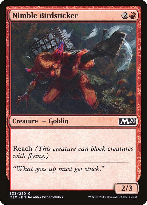 Nimble Birdsticker (333) [Core Set 2020]