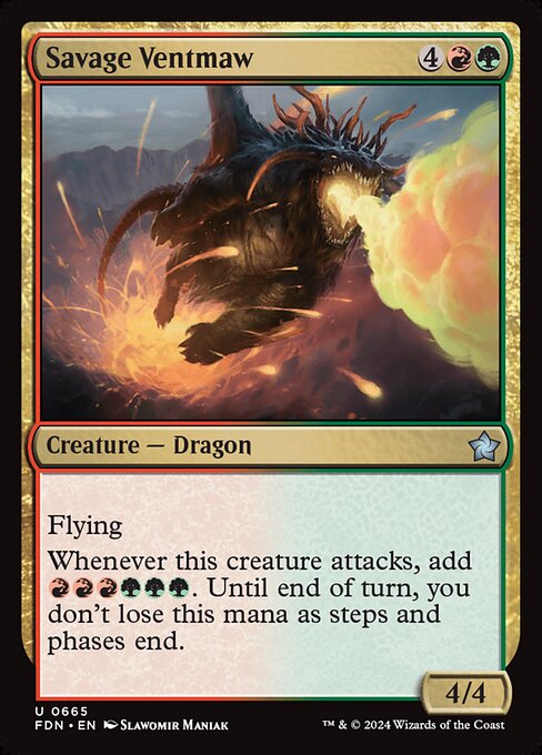 Savage Ventmaw (665) [Foundations]