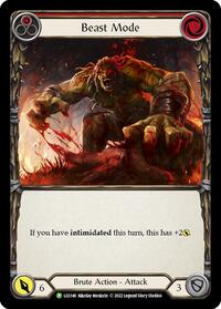 Beast Mode - LGS146 (LGS146) [Flesh and Blood Promo Cards]