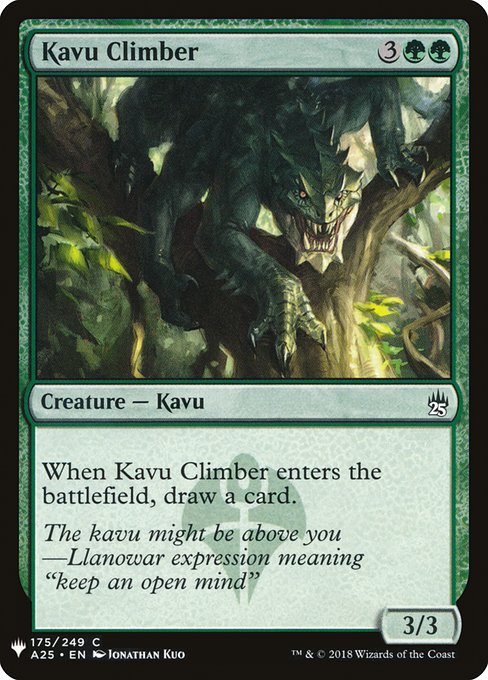 Kavu Climber (A25-175) [The List]