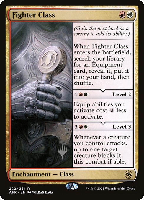 Fighter Class (222p) [Adventures in the Forgotten Realms Promos]
