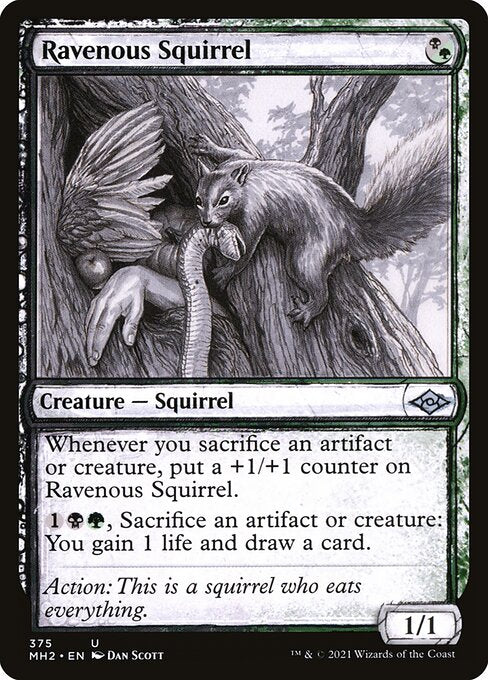 Ravenous Squirrel (375) [Modern Horizons 2] [Showcase]