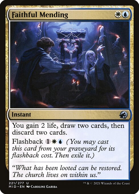 Faithful Mending (221) [Innistrad: Midnight Hunt]