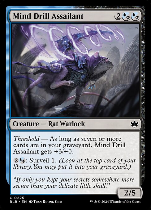 Mind Drill Assailant (225) [Bloomburrow]