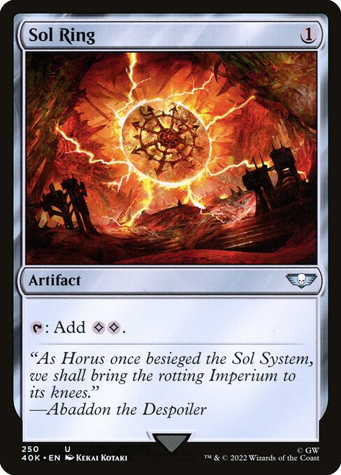 Sol Ring (250) [Warhammer 40,000 Commander]