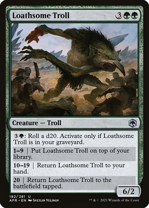 Loathsome Troll (192) [Adventures in the Forgotten Realms]