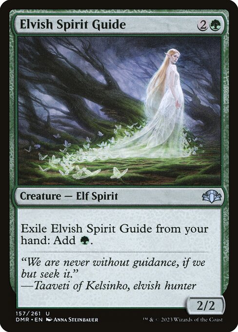 Elvish Spirit Guide (157) [Dominaria Remastered]