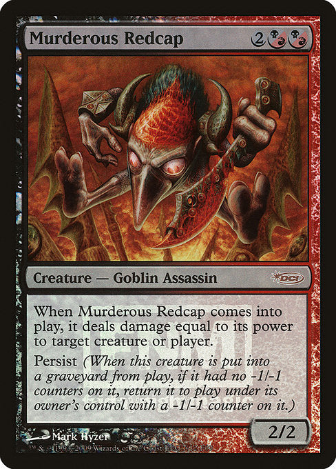 Murderous Redcap (7) [Friday Night Magic 2009]